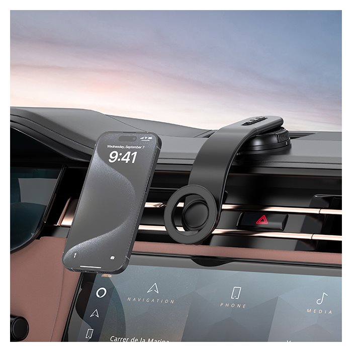 Flexibel mobilhållare med sugkopp