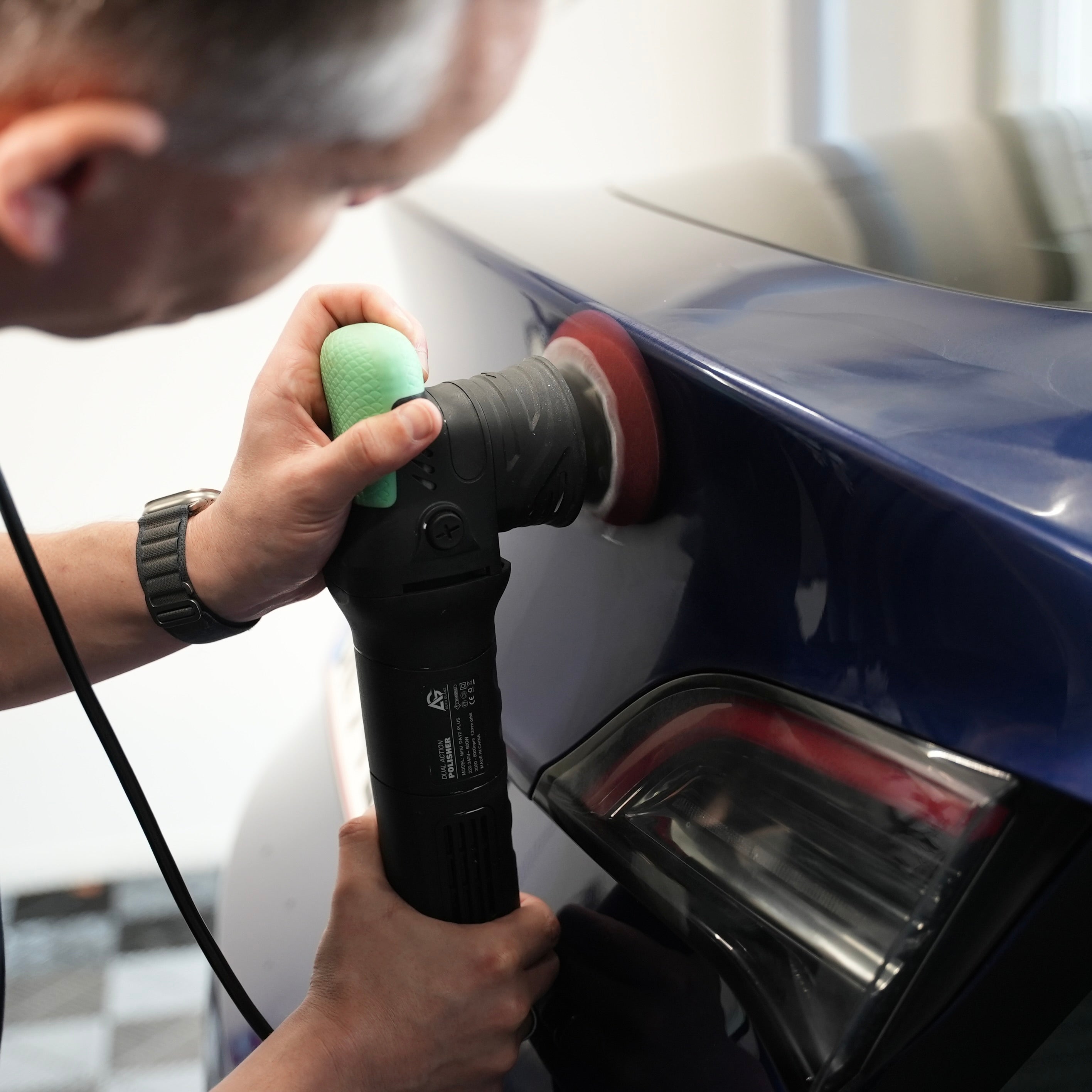 Auto Glanz Liten Dual Action Polermaskin (12 mm slag)