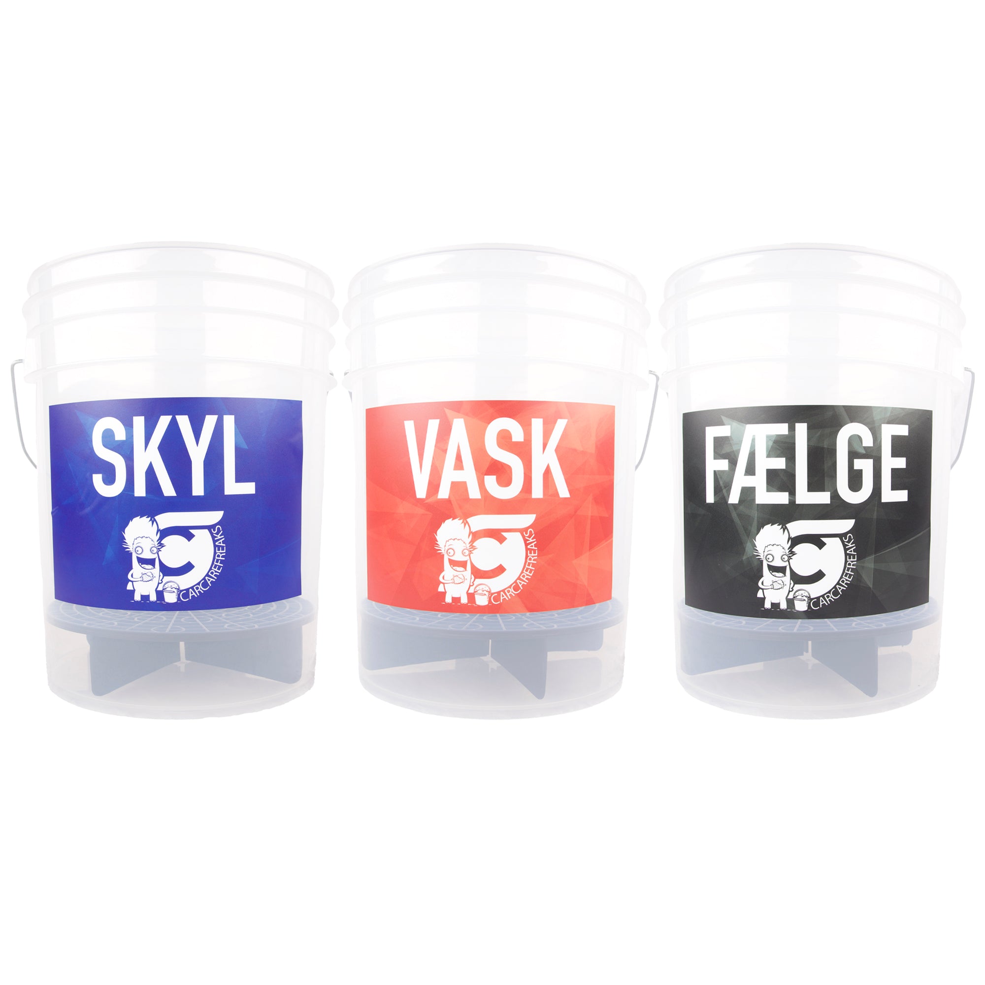 CarCare Freaks Vaskespande Kit inkl. Riste