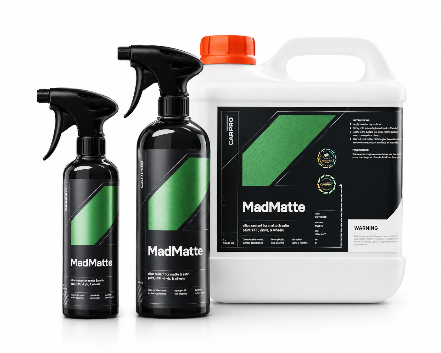 CarPro MadMatte Keramisk Sprayforsegler til Mat, Satin & Frozen Overflader