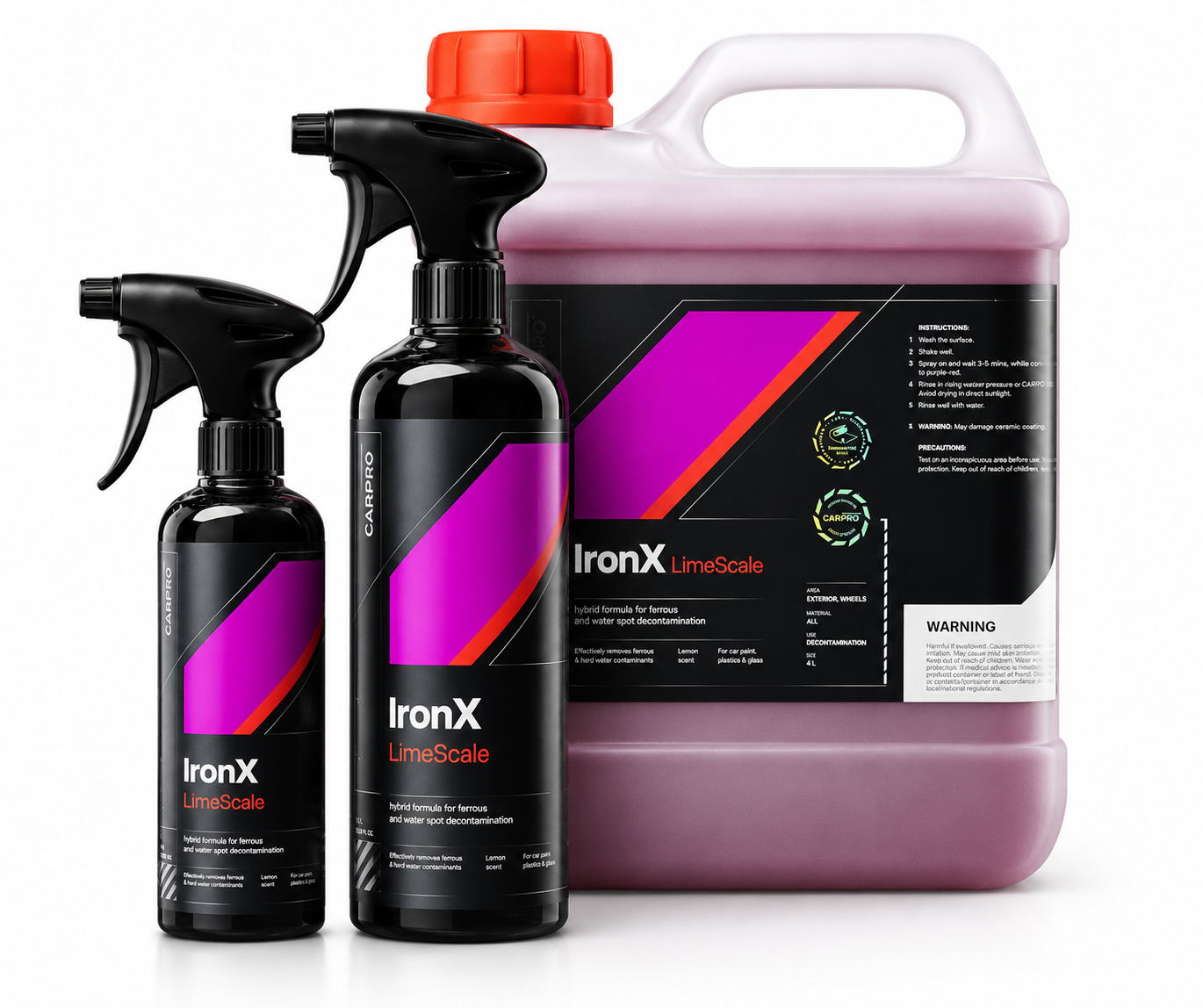 CarPro Iron X LimeScale Flyverust- & Kalkplet Fjerner