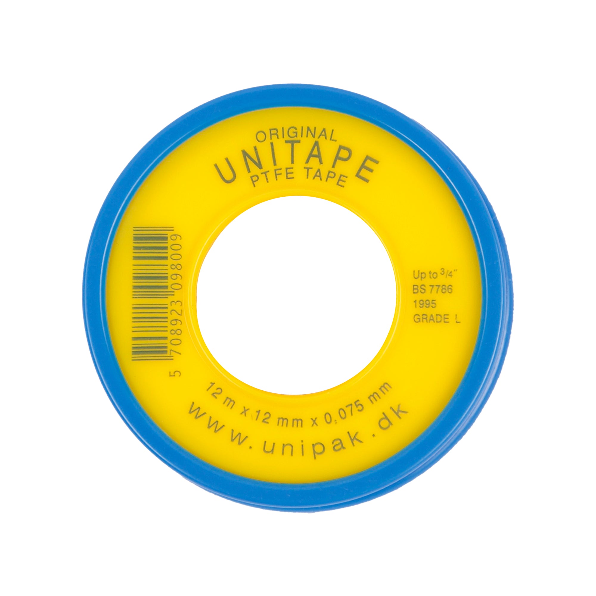 Unipak packningsteip (12m x 12mm x 0,075 mm)