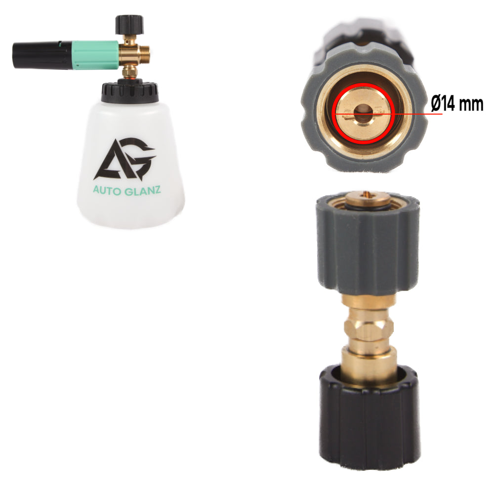 Koppling till Auto Glanz Snow Storm Skumslang (Olika varianter)