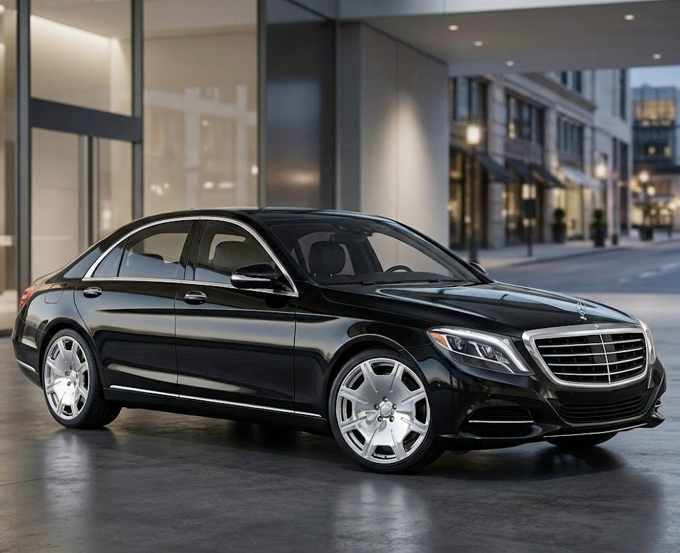 Mercedes S-klasse på alufælge