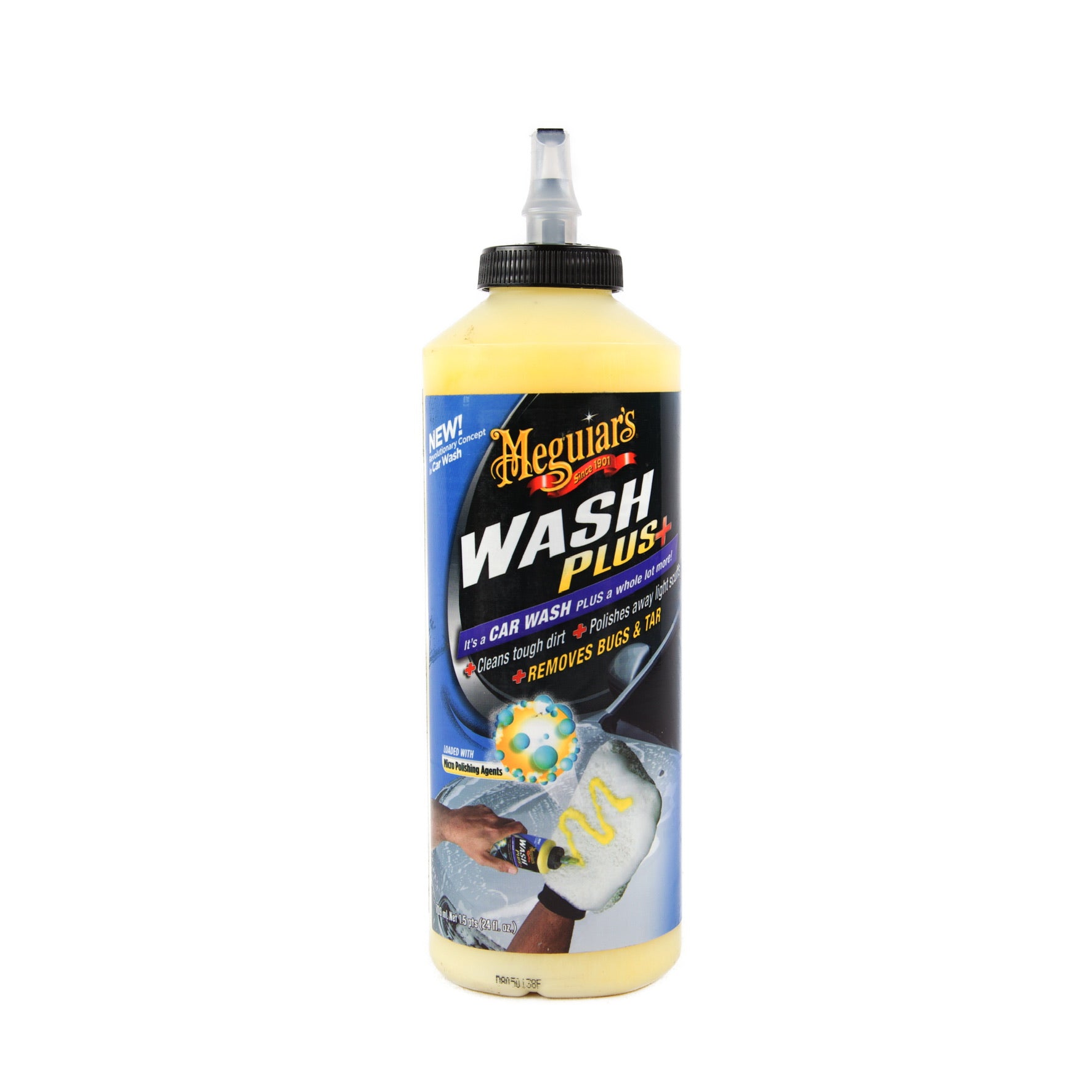 Meguiars Wash Plus+ Schampo Med Lackrengöring (709 ml)