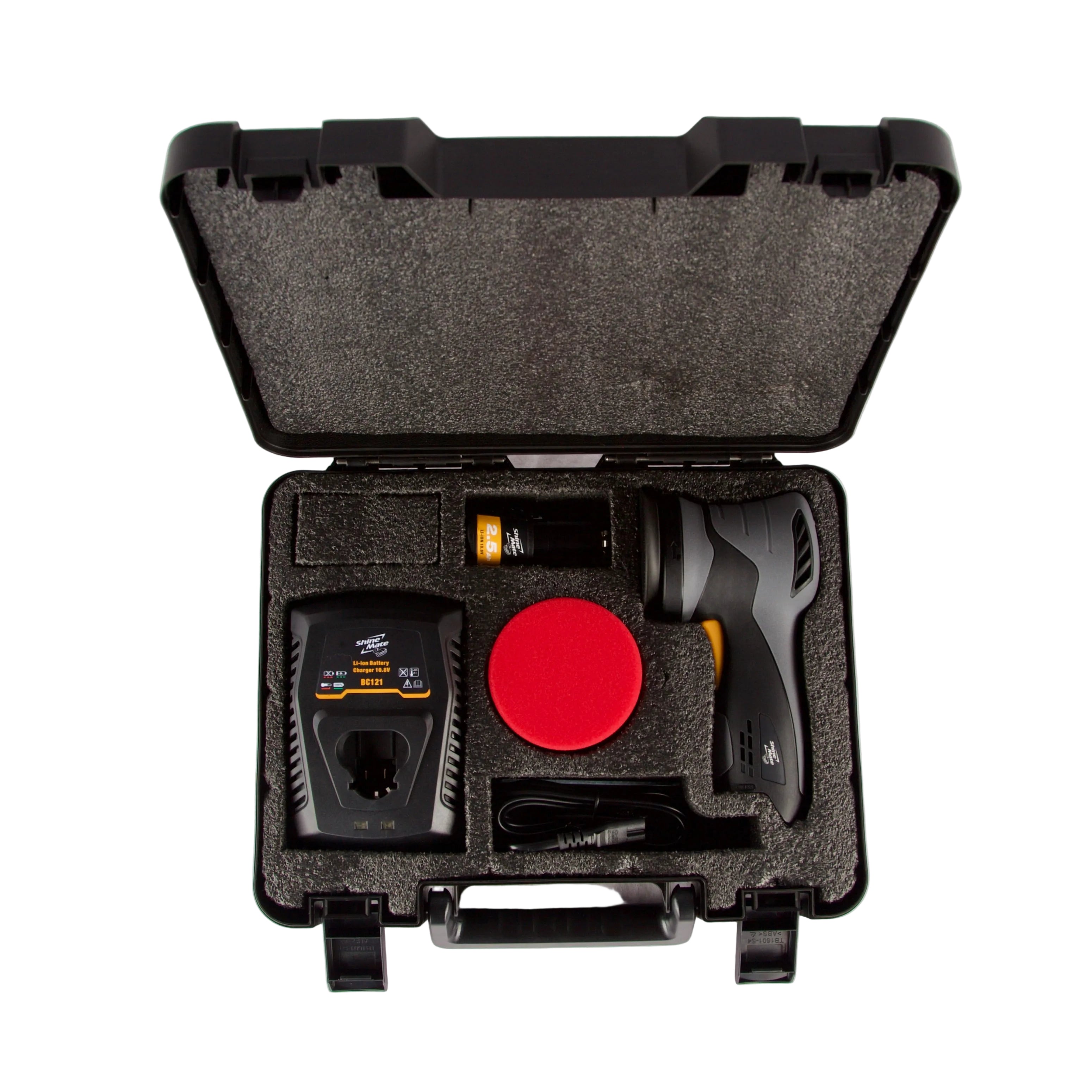Shinemate EB212 Batteri Dual Action Polermaskin med 12 mm slag