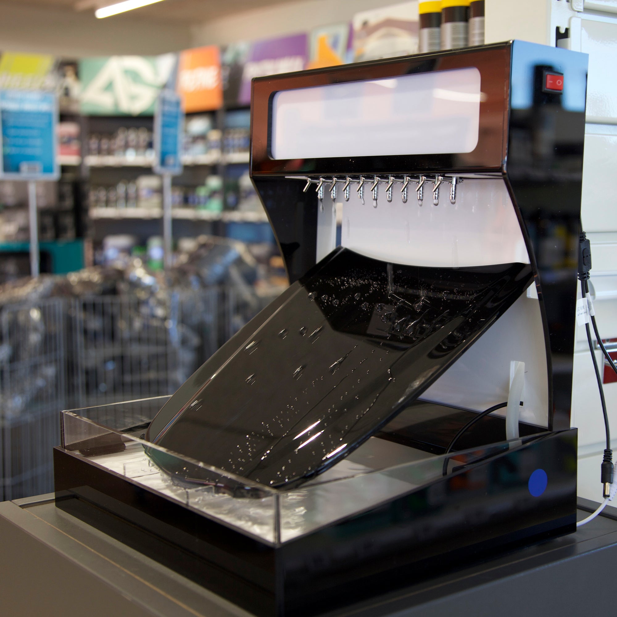 Hydrofobisk Test Display Inkl. Frontklap