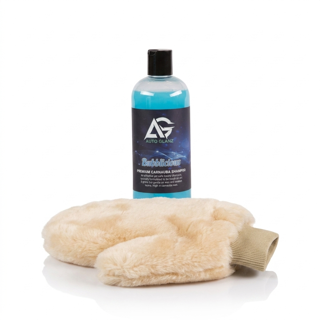 500 ml Bubblicious Shampoo + Lambswool Wash Mitt V2