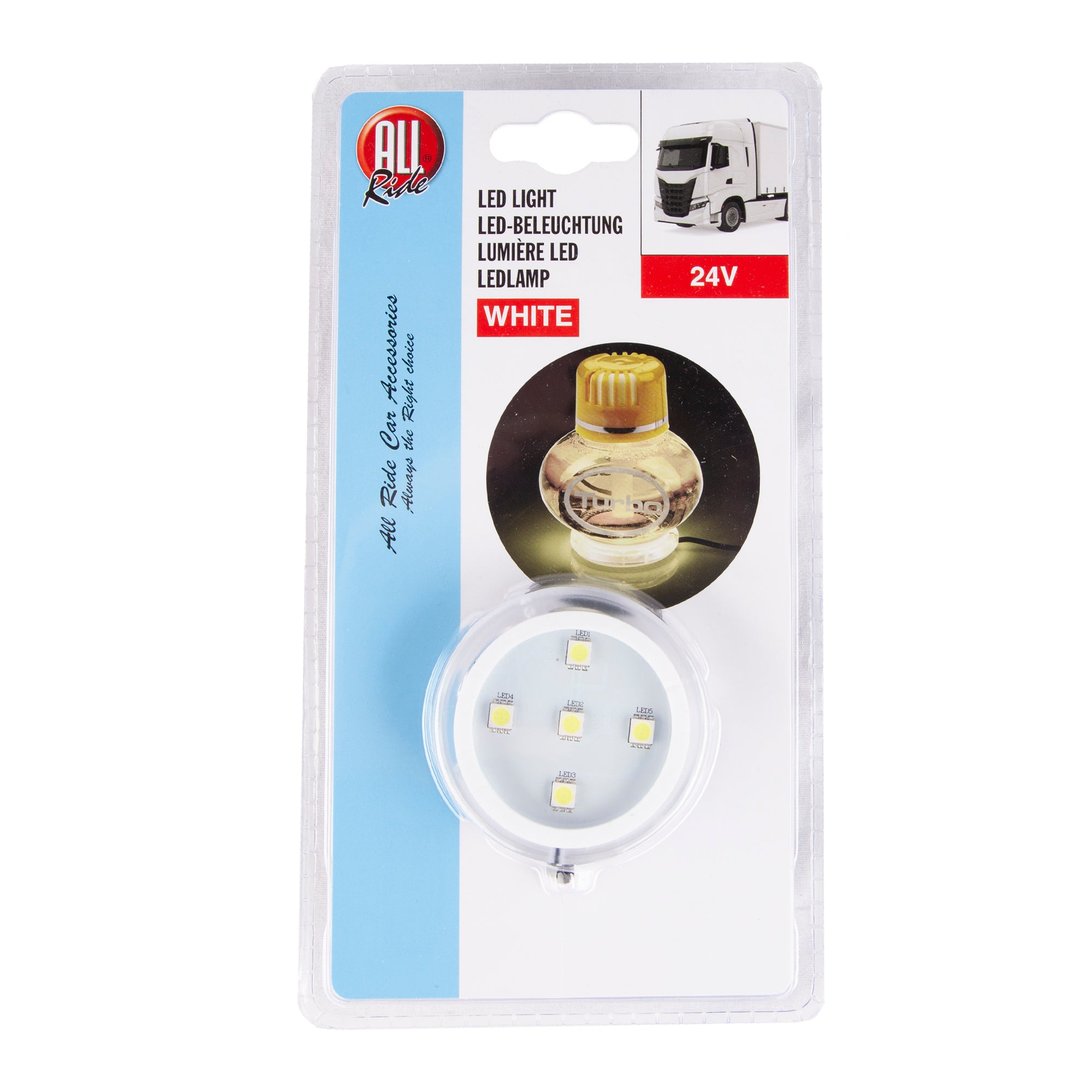 LED ljus 24v i vitt till Poppy luftfräschare