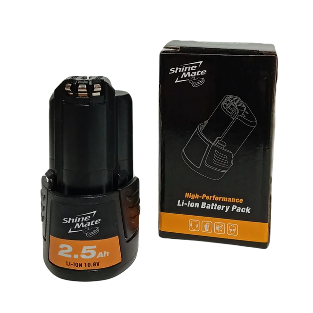 Shinemate Uppladdningsbart Li-ion Batteri 10.8V 2,5Ah