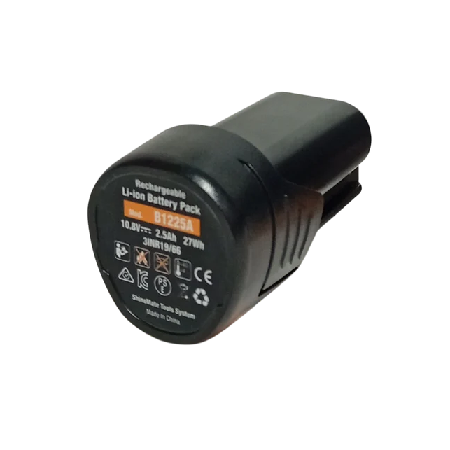 Shinemate Uppladdningsbart Li-ion Batteri 10.8V 2,5Ah
