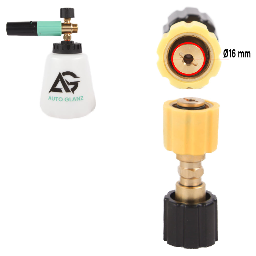 Koppling till Auto Glanz Snow Storm Skumslang (Olika varianter)