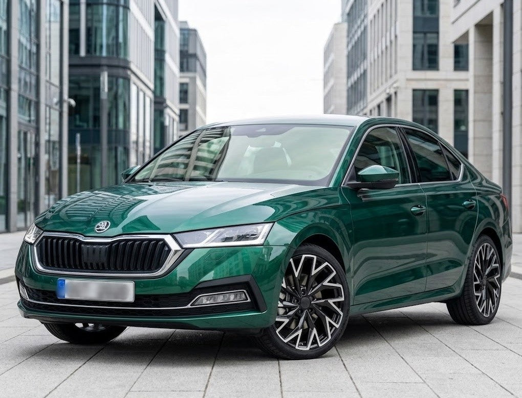 Skoda Octavia på alufælge